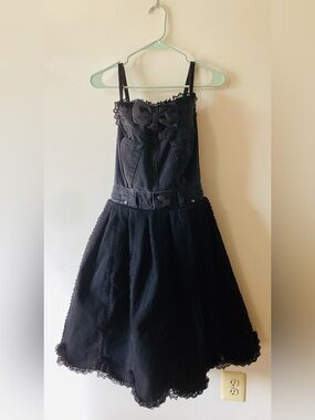 Belladonna Joljean JSK/Jumper Dress  Black Denim   Size 2X